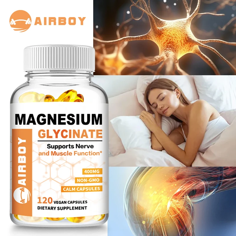 Magnesium Supplements - Aids Sleep and Calmness, Promotes Nerve, Muscle and Bone Health
Magnesium Supplements - Aids Sleep and Calmness, Promotes Nerve, Muscle and Bone Health