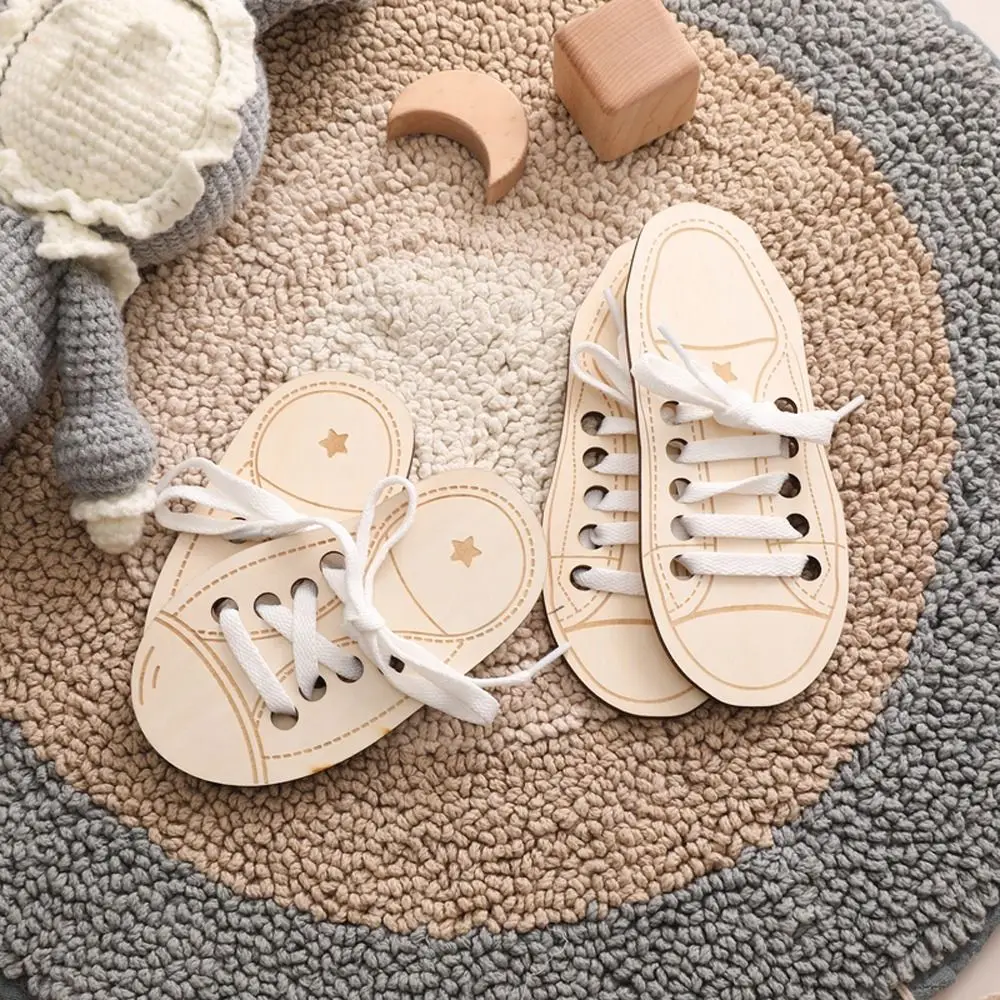 Early Education Learn to Tie Laces Toy Tying Shoelaces Boards Wooden Lacing Shoe Toy Montessori Educational Toy
Early Education Learn to Tie Laces Toy Tying Shoelaces Boards Wooden Lacing Shoe Toy Montessori Educational Toy