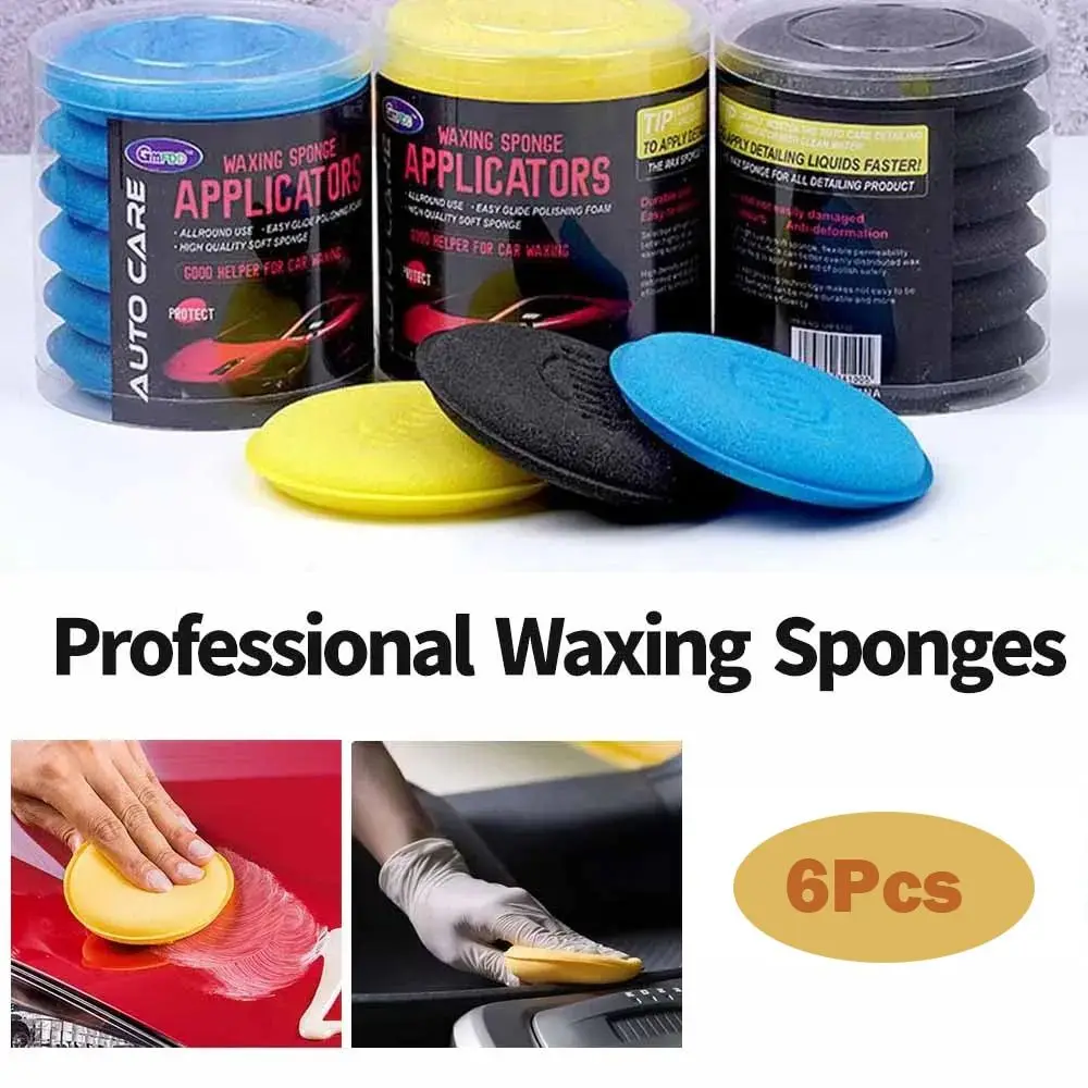 6Pcs High Density Car Cleaning Sponge Durable Detailing Car Wash Tool Polishing Pad Circular Waxing Sponges
6Pcs High Density Car Cleaning Sponge Durable Detailing Car Wash Tool Polishing Pad Circular Waxing Sponges