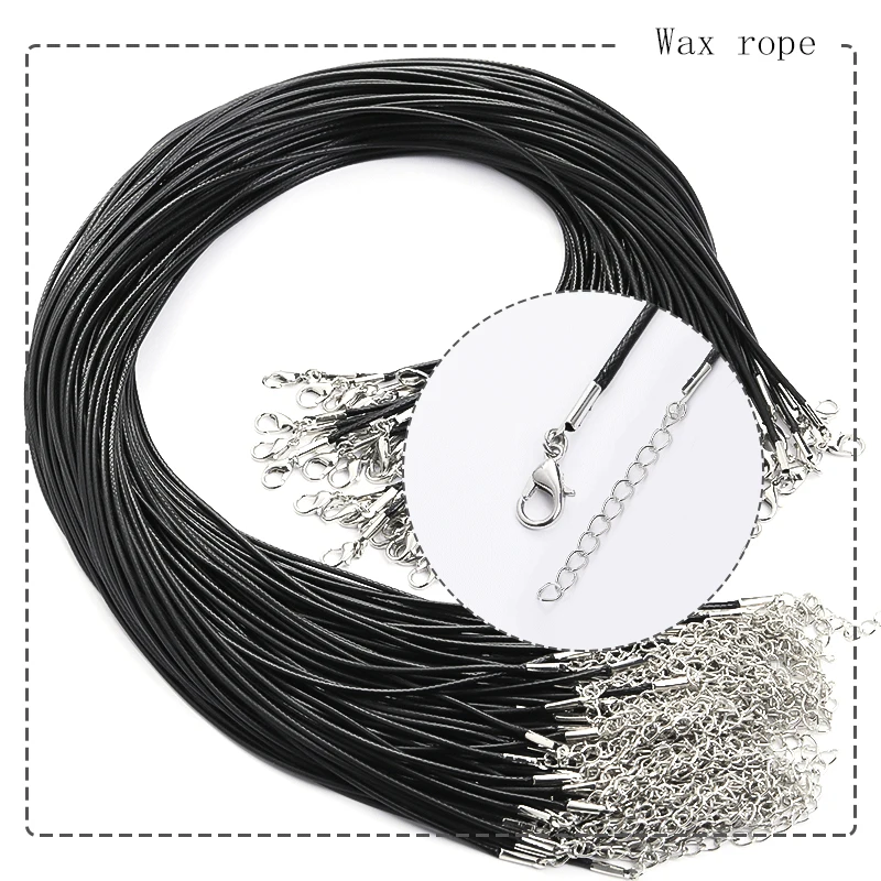 10Pcs/Pack 1.5MM Wax Rope Waxed Cotton Cord Thread Leather String Black Braid Rope For Bracelet Jewelry Making Necklace Chain
10Pcs/Pack 1.5MM Wax Rope Waxed Cotton Cord Thread Leather String Black Braid Rope For Bracelet Jewelry Making Necklace Chain