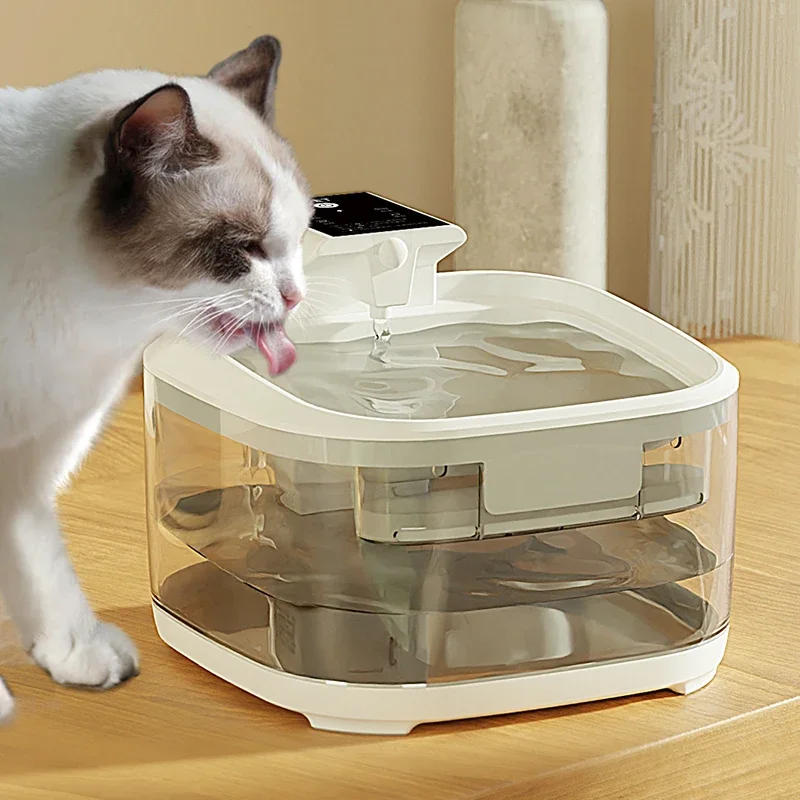 Pet Water Dispenser Intelligent Sensor Infrared Radar Detects Cats Approaching Automatic Water Flow Power-saving and Silent Fee
Pet Water Dispenser Intelligent Sensor Infrared Radar Detects Cats Approaching Automatic Water Flow Power-saving and Silent Fee