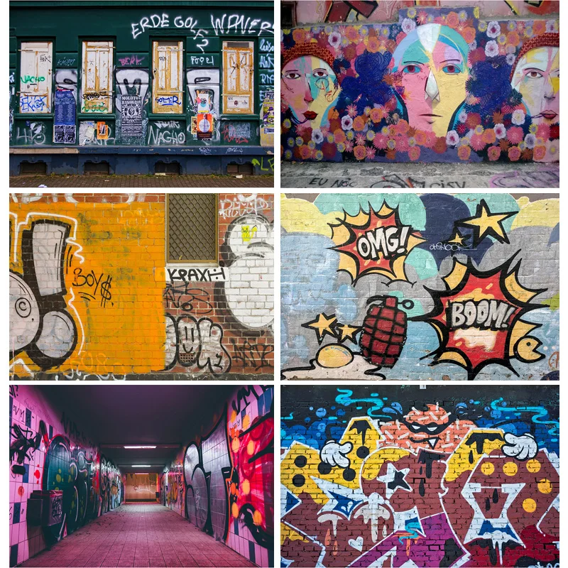 SHUOZHIKE Brick Wall Art Graffiti Photography Backdrops Baby Children Portrait Photography Background For Photo Studio TYD-03
SHUOZHIKE Brick Wall Art Graffiti Photography Backdrops Baby Children Portrait Photography Background For Photo Studio TYD-03