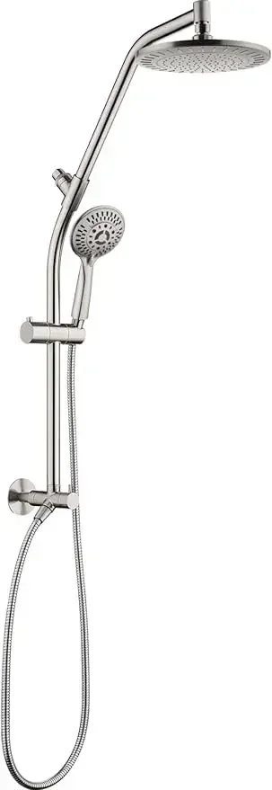 BRIGHT SHOWERS Rain Shower Heads Combo with High Pressure Handheld Shower Head Brass Shower Column -
BRIGHT SHOWERS Rain Shower Heads Combo with High Pressure Handheld Shower Head Brass Shower Column -
