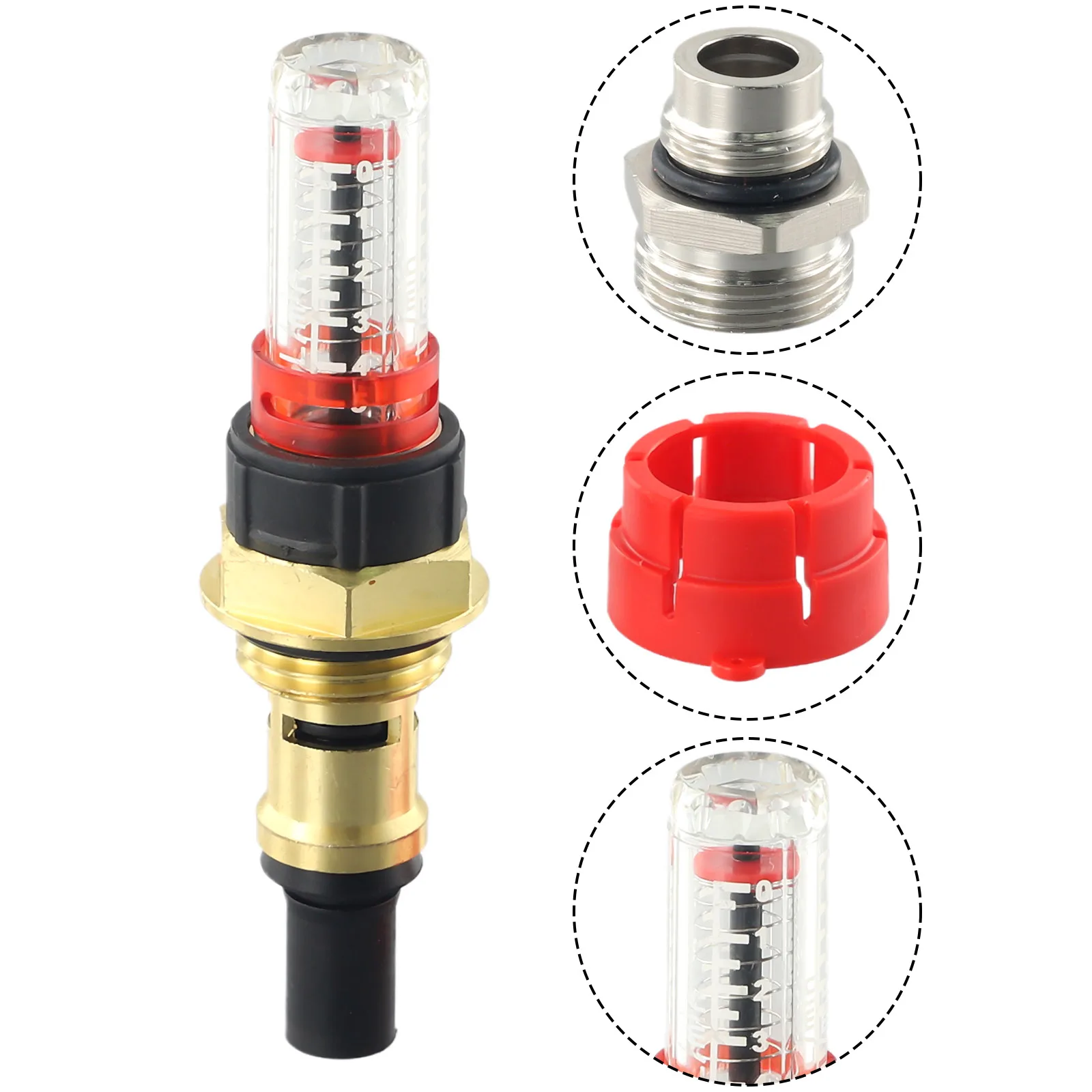Manifold Flow Meter Underfloor Heating Parts DIY Replacement For Water Underfloor Heating Manifold Flow Meter/Regulator DN25
Manifold Flow Meter Underfloor Heating Parts DIY Replacement For Water Underfloor Heating Manifold Flow Meter/Regulator DN25