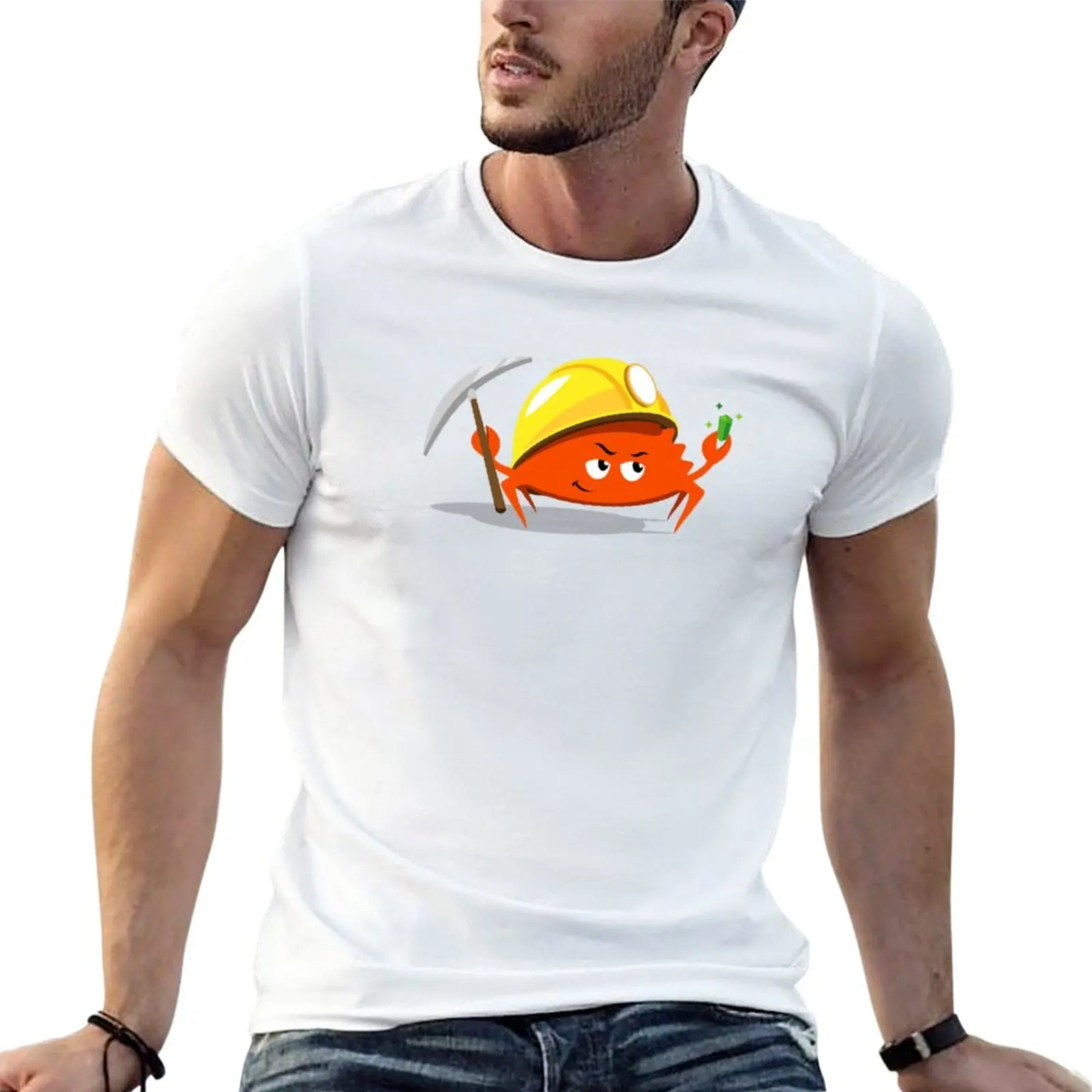 New Rust Programming Language - Ferris the Miner T-Shirt funny t shirts kawaii clothes mens cotton t shirts
New Rust Programming Language - Ferris the Miner T-Shirt funny t shirts kawaii clothes mens cotton t shirts