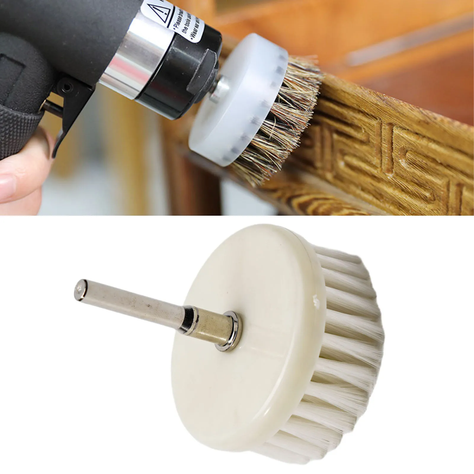60mm White Soft Drill Powered Brush Head Electric Cleaning Brush Accessories For Cleaning Car Carpet Bath Fabric Sofa Cleaning
60mm White Soft Drill Powered Brush Head Electric Cleaning Brush Accessories For Cleaning Car Carpet Bath Fabric Sofa Cleaning