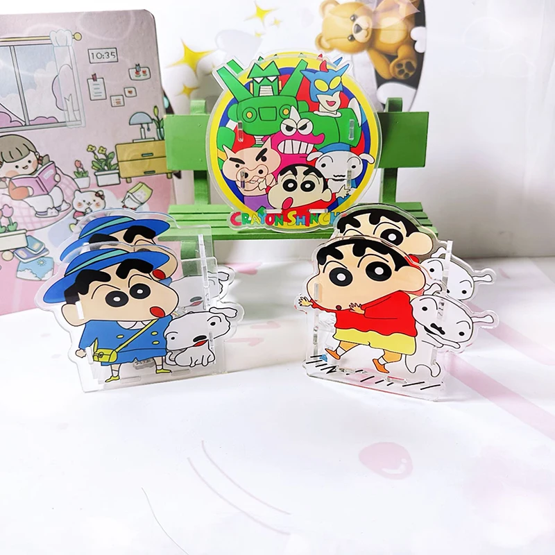 

Контейнер для хранения в стиле Аниме Crayon Shin-Chan, кавайная нохара Широ, мультяшная настольная косметика, складная пластиковая коробка, держатель для ручек, подарки для девочек