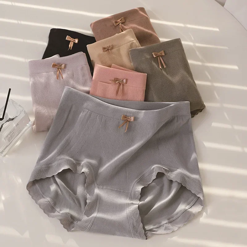 New Seamless Underwear for Women Mid-waist Anti-bacterial Comfortable Breathable Plus Size Briefs High Elastic Cover Buttocks
New Seamless Underwear for Women Mid-waist Anti-bacterial Comfortable Breathable Plus Size Briefs High Elastic Cover Buttocks