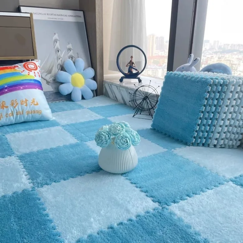 30*30cm Puzzle Carpet Soft Plush Baby Play Mat EVA Foam Jigsaw Puzzle Game Mat Floor Development Crawling Carpet Mosaic Floor
30*30cm Puzzle Carpet Soft Plush Baby Play Mat EVA Foam Jigsaw Puzzle Game Mat Floor Development Crawling Carpet Mosaic Floor