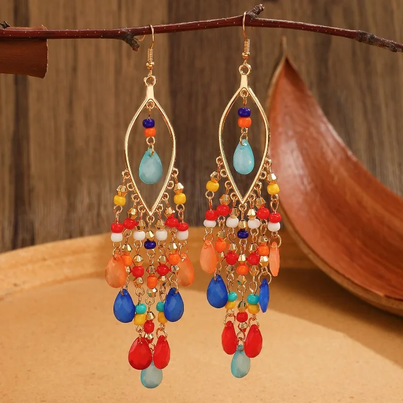 Vintage Bohemian Long Tassel Earrings, Charming Women's Ethnic Jewelry Earrings, Fashionable Party Bohemian Accessories 22 Mallzona Sd53ce5872a86494cb5d4f3e4ddac50ef7 Vintage Bohemian Long Tassel Earrings, Charming Women's Ethnic Jewelry Earrings, Fashionable Party Bohemian Accessories Mallzona