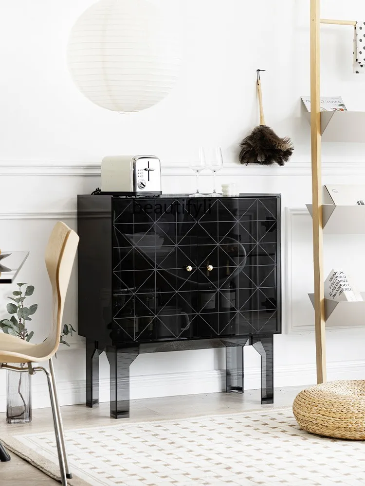 Sideboard Cabinet Modern Minimalist Locker Light Luxury Minimalist Acrylic Living Room Side Cabinet Glass Wine Cabinet 
Sideboard Cabinet Modern Minimalist Locker Light Luxury Minimalist Acrylic Living Room Side Cabinet Glass Wine Cabinet