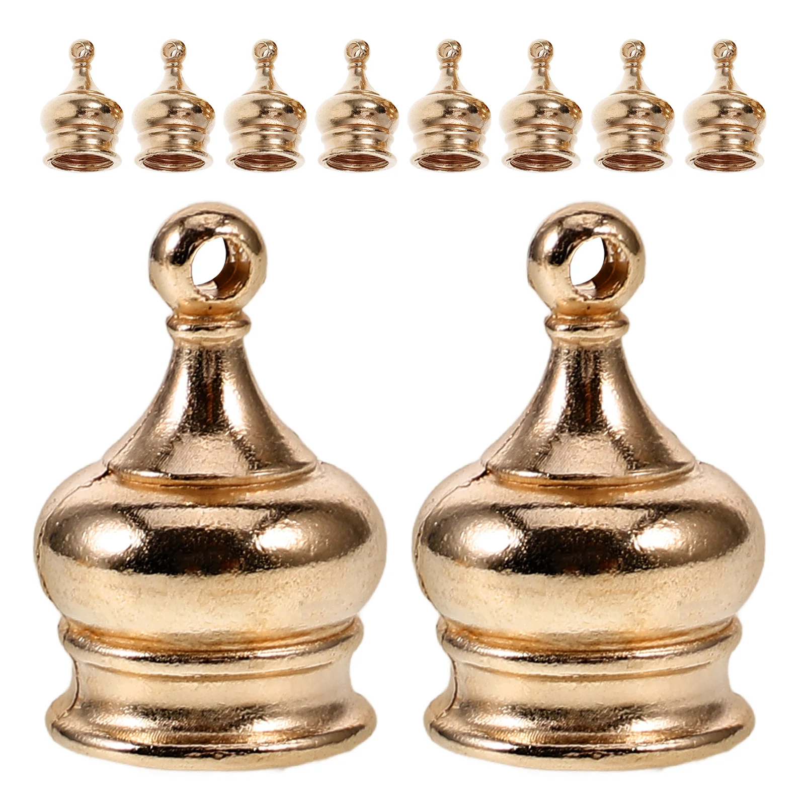 10 Pcs Craft Products Decorative Nut Lamp Base Zinc Alloy Bulb Holder DIY Finials
10 Pcs Craft Products Decorative Nut Lamp Base Zinc Alloy Bulb Holder DIY Finials