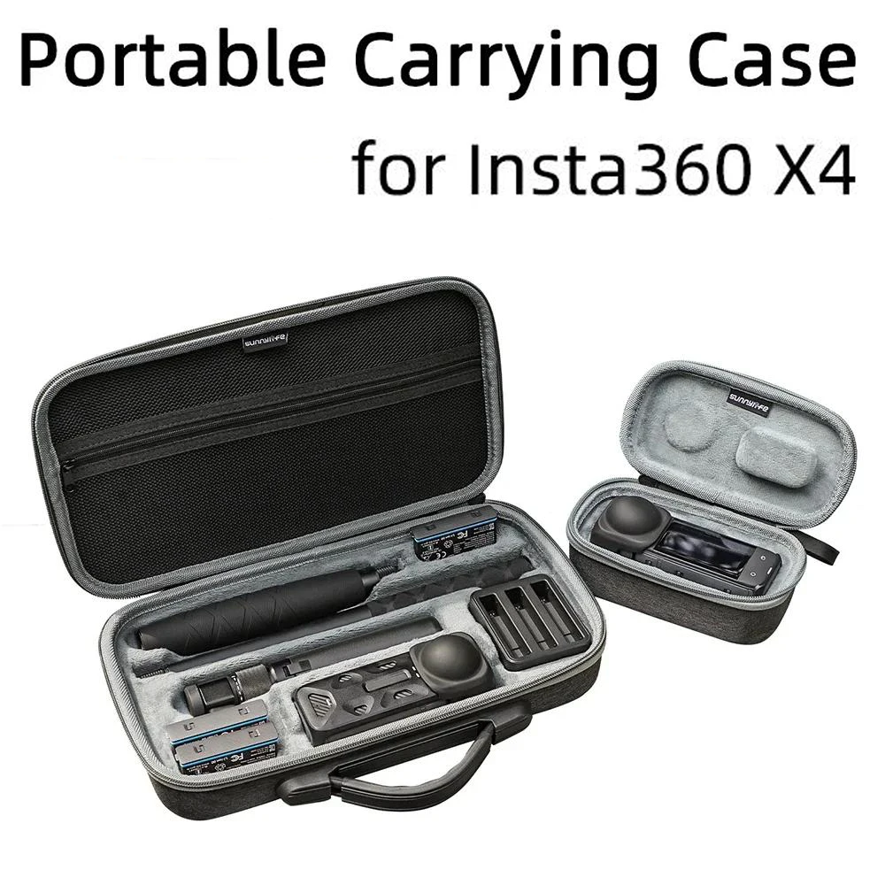 Carrying Bag for Insta360 X4 Portable Anti-scratch Protective Box Storage Bag for Insta360 X4 Camera Accessories Carrying Case
Carrying Bag for Insta360 X4 Portable Anti-scratch Protective Box Storage Bag for Insta360 X4 Camera Accessories Carrying Case