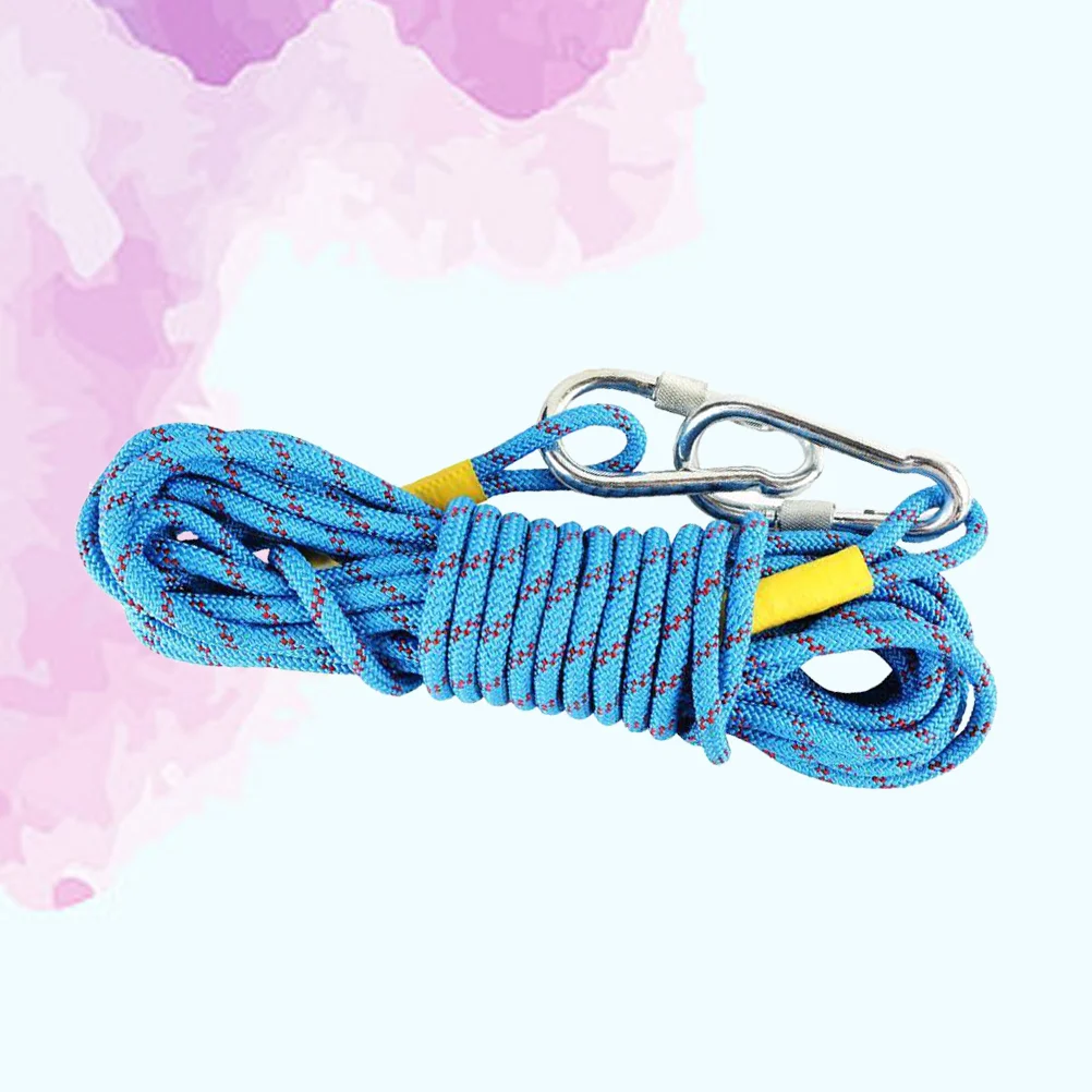 Outdoor Climbing Rope 12MM 65FT Static Climbing Rope with Grappling Hook Escape Rope Tree Climbing Gear Fire Parachute Rope
Outdoor Climbing Rope 12MM 65FT Static Climbing Rope with Grappling Hook Escape Rope Tree Climbing Gear Fire Parachute Rope