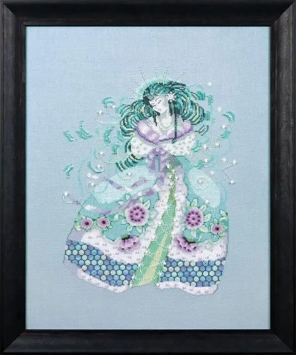 

Snow Girl Fairy 40-51 Embroidery DIY 14CT Unprinted Arts Cross stitch kits Set Cross-Stitching Home Decor