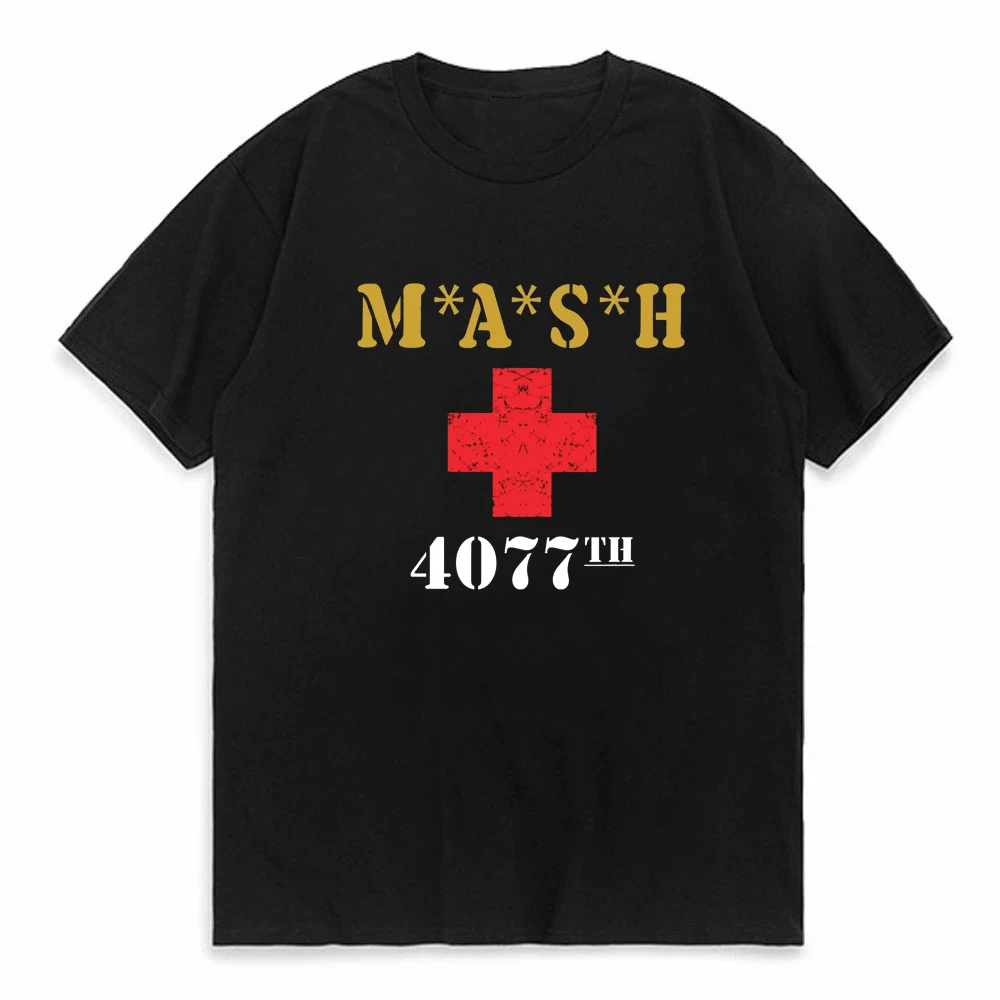 MASH 4077 Distressed Logo men t shirt tee shirt homme mash 4077 pattern t-shirt summer style fashion Short Sleeve Original shirt
MASH 4077 Distressed Logo men t shirt tee shirt homme mash 4077 pattern t-shirt summer style fashion Short Sleeve Original shirt