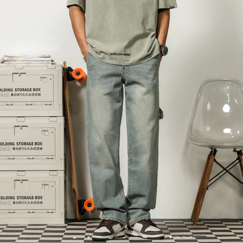 5XL Spring Y2K Men Baggy Jeans Loose Straight Denim Cargo Pants Rero Streetwear Pantalone Hombre Blue Green Khaki Brown Trousers
5XL Spring Y2K Men Baggy Jeans Loose Straight Denim Cargo Pants Rero Streetwear Pantalone Hombre Blue Green Khaki Brown Trousers