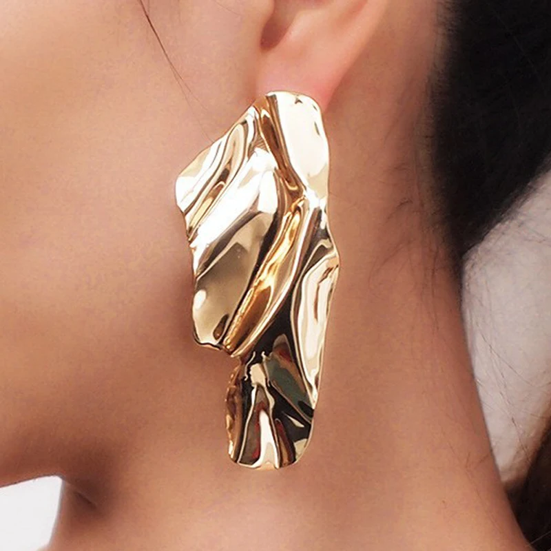 Exaggerated Irregular Geometric Drop Earrings for Women European Golden Silver Color Metal Long Dangle Earring Statement Jewelry 11 Mallzona Sd54db2652e0b48d2b5edbcf4053a57a4V Exaggerated Irregular Geometric Drop Earrings for Women European Golden Silver Color Metal Long Dangle Earring Statement Jewelry Mallzona