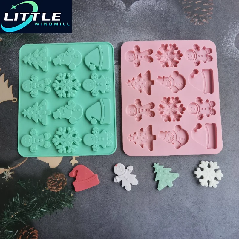 12 Styles Christmas Snowflake Hat Chocolate Silica Gel Mold Insert Candle Sugar Turnover Biscuit Mold Jelly Pudding Mold
12 Styles Christmas Snowflake Hat Chocolate Silica Gel Mold Insert Candle Sugar Turnover Biscuit Mold Jelly Pudding Mold