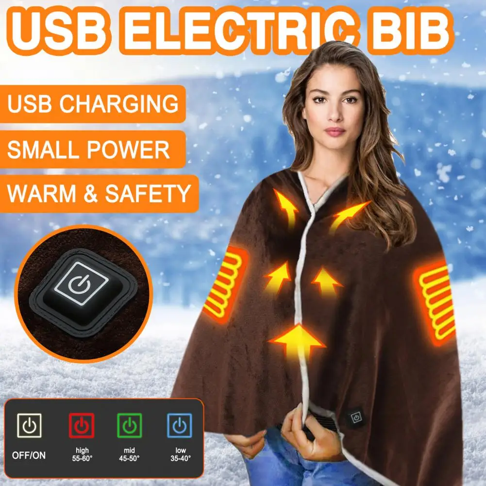 Electric Shawl Usb Electric Blanket Throw Fast Heating Shawl for Protection with 3 Stage Temperature Control Safe Even Heating
Electric Shawl Usb Electric Blanket Throw Fast Heating Shawl for Protection with 3 Stage Temperature Control Safe Even Heating
