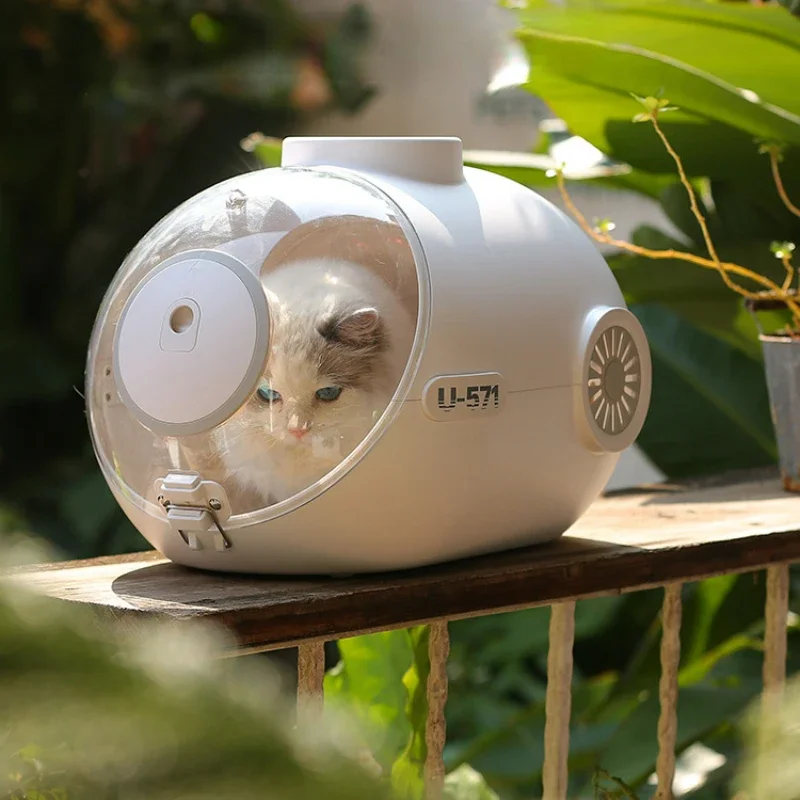 Submarine Space Module Design Pets Bag, Puppy Out Special Portable Cross-body Cat Carrier Bag , Fresh Air Breathable Bag for Cat
Submarine Space Module Design Pets Bag, Puppy Out Special Portable Cross-body Cat Carrier Bag , Fresh Air Breathable Bag for Cat