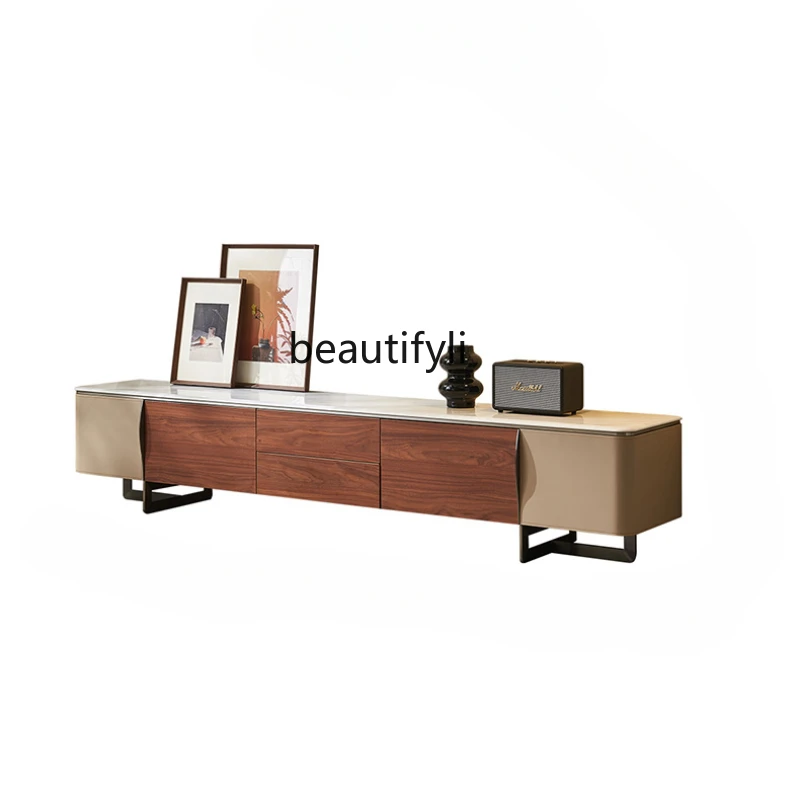 Minimalist Saddle Leather TV Cabinet Modern Simple Small Apartment Living Room Locker Solid Wood Floor Cabinet furniture
Minimalist Saddle Leather TV Cabinet Modern Simple Small Apartment Living Room Locker Solid Wood Floor Cabinet furniture