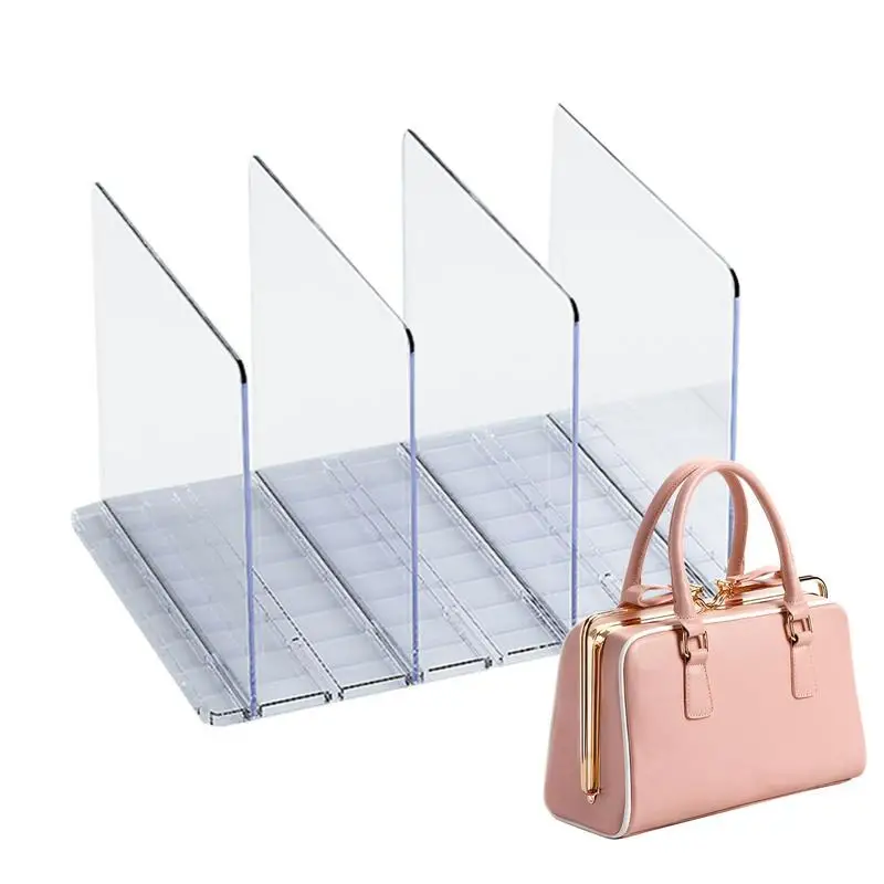 Closet Purse Organizer 4Pcs Purse Shelf Organizer For Closet Mesh Folder Office Supplies Stand Bookshelf Adjustable Clear Shelf
Closet Purse Organizer 4Pcs Purse Shelf Organizer For Closet Mesh Folder Office Supplies Stand Bookshelf Adjustable Clear Shelf