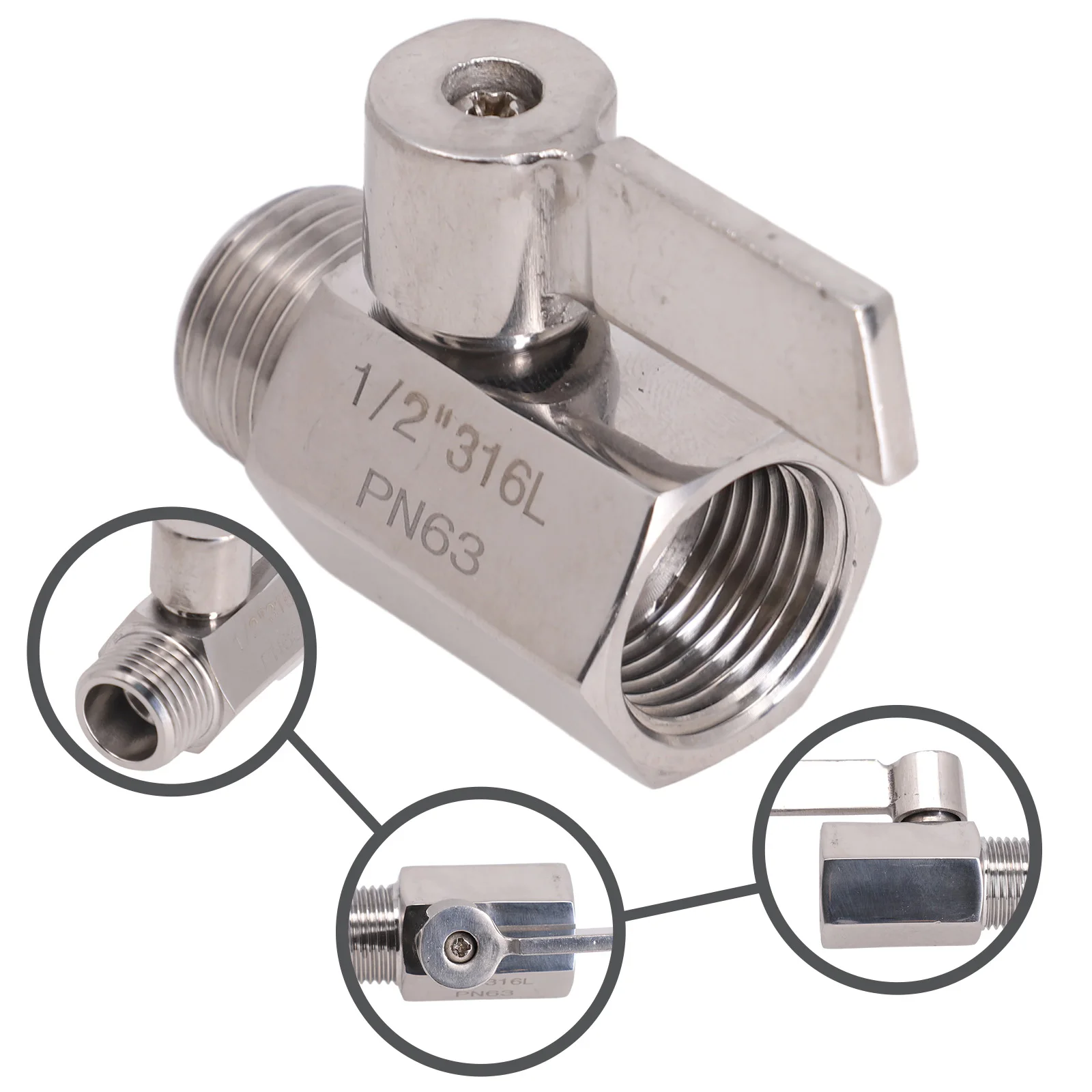 NPT Thread Stop Valve Fittings Leak Proof Long Handle Note Package Reliable Specification Switch Compatible Kitchens Water
NPT Thread Stop Valve Fittings Leak Proof Long Handle Note Package Reliable Specification Switch Compatible Kitchens Water