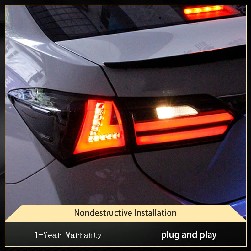 

Taillight For Toyota Corolla 2014 2015 2016 2017 Upgrade LED Car Lights Projector Bifocal Lens DRL Signal Lamp Accessories