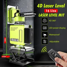 16 Line Level Laser 360 Horizontal Vertical Cross 3D/4D Green Light Laser Level Self-Leveling Measure Super Powerful Laser Beam
16 Line Level Laser 360 Horizontal Vertical Cross 3D/4D Green Light Laser Level Self-Leveling Measure Super Powerful Laser Beam