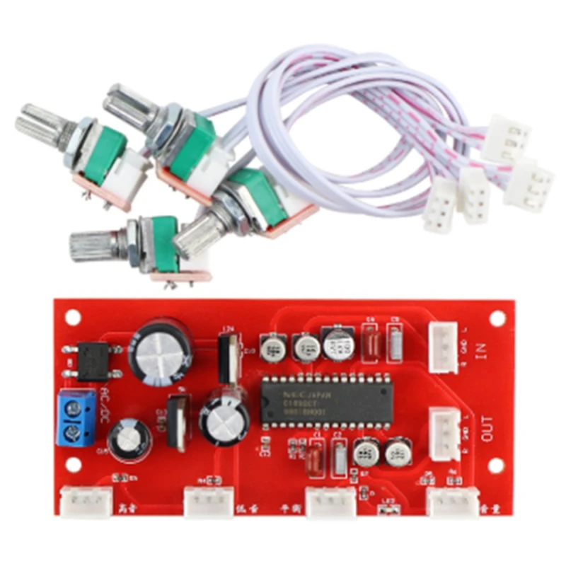 UPC1892CT + NE5532 Tone Plate Volume Control Board Preamp Amplifier With Treble Bass Balance Volume
UPC1892CT + NE5532 Tone Plate Volume Control Board Preamp Amplifier With Treble Bass Balance Volume