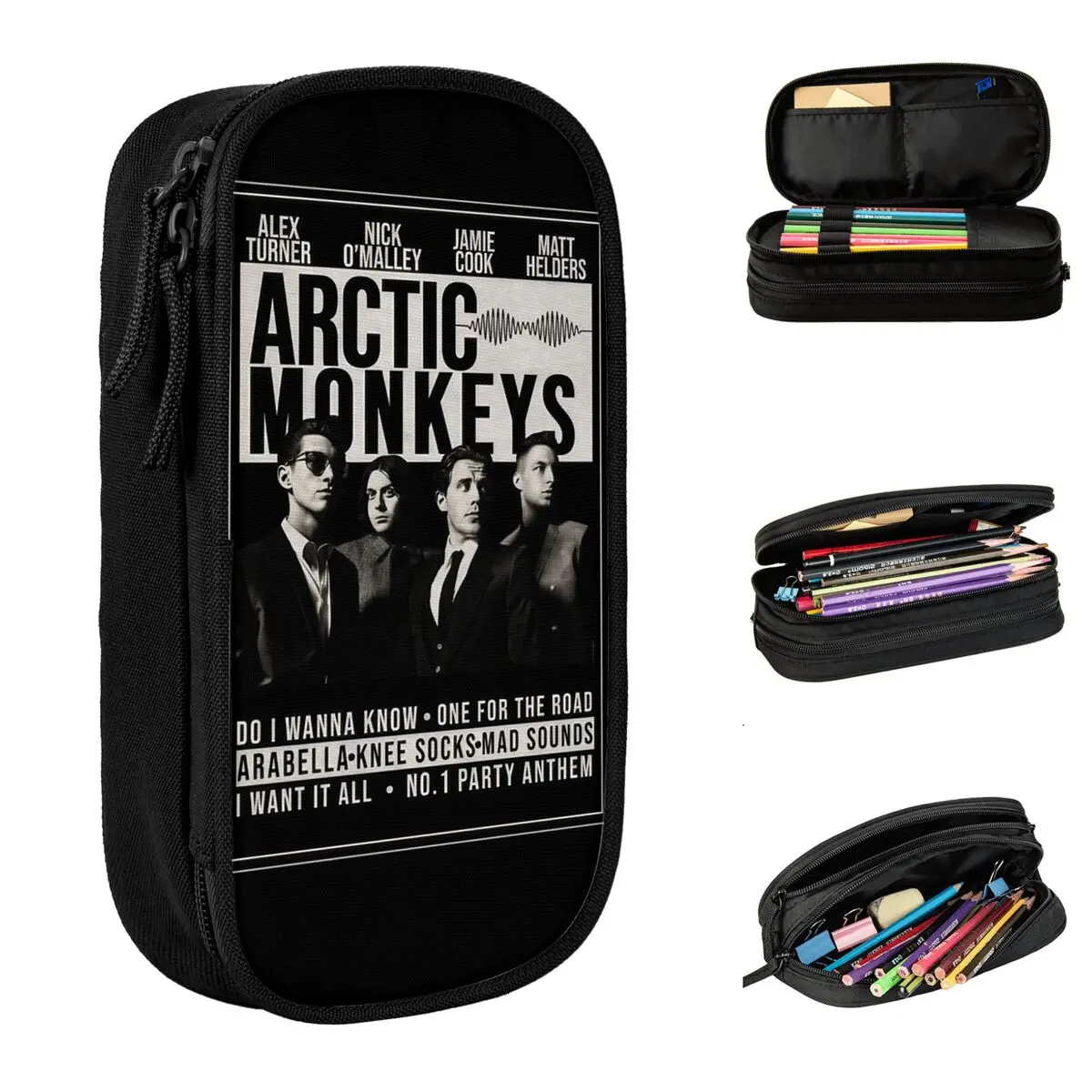 Arctic Monkeys Rock Band Pencil Cases Hip Hop Pencilcases Pen for Student Big Capacity Bags Office Gifts Stationery
Arctic Monkeys Rock Band Pencil Cases Hip Hop Pencilcases Pen for Student Big Capacity Bags Office Gifts Stationery
