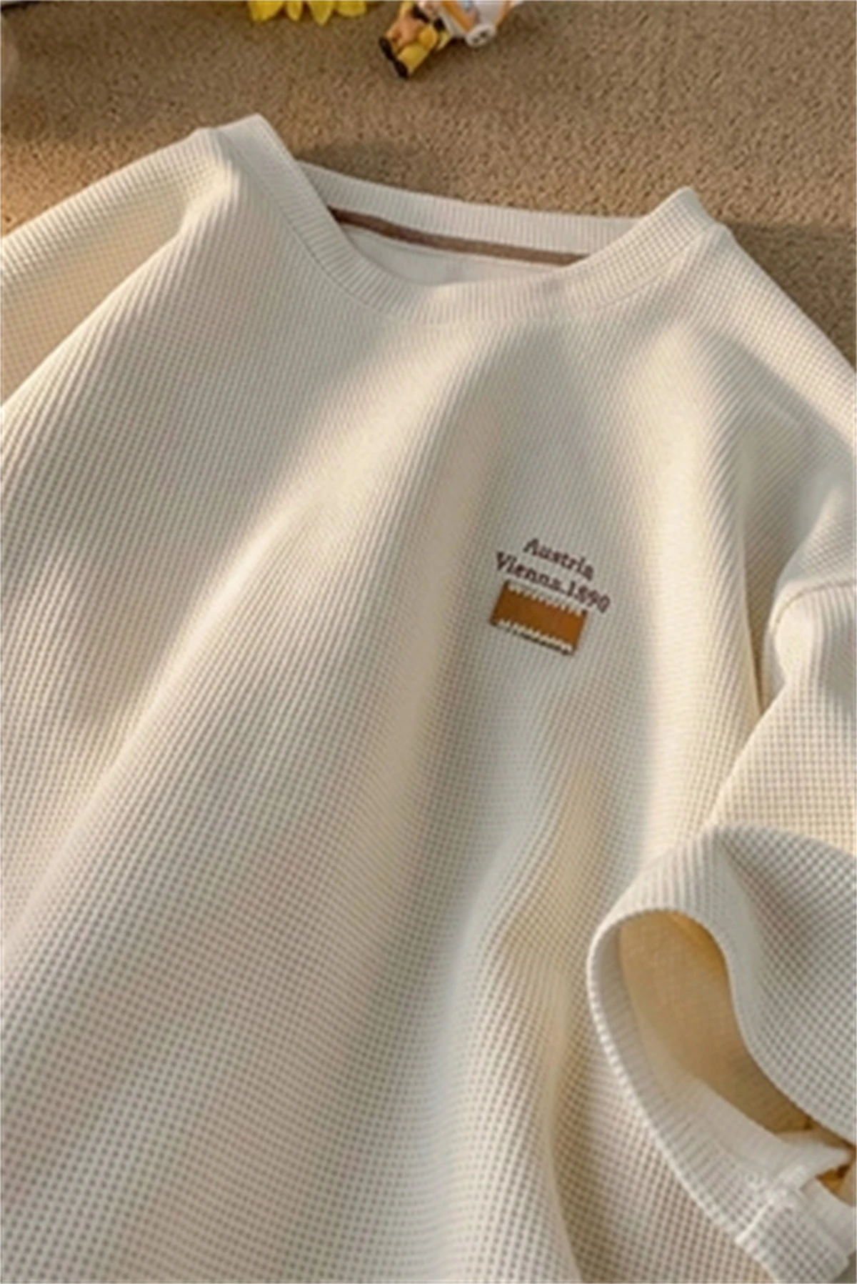 2023 Spring and Summer Women's American Commuter Loose Relaxed Short Sleeve Waffle Top
2023 Spring and Summer Women's American Commuter Loose Relaxed Short Sleeve Waffle Top