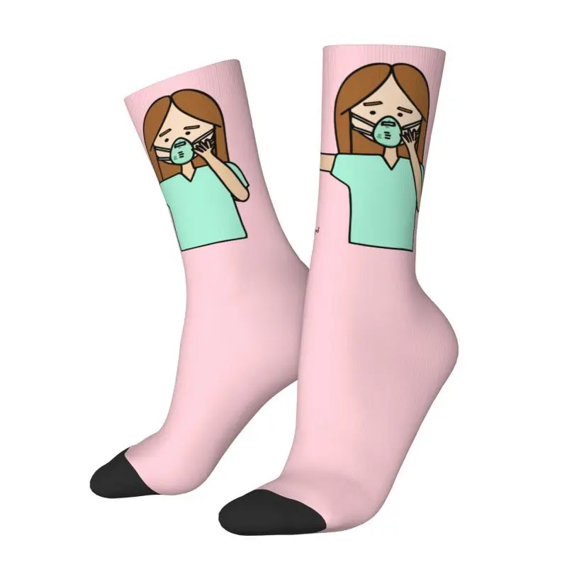 

Cool Enfermera En Apuros Doctor Nurse Medical Socks Women Men Warm 3D Printing Sports Football Socks