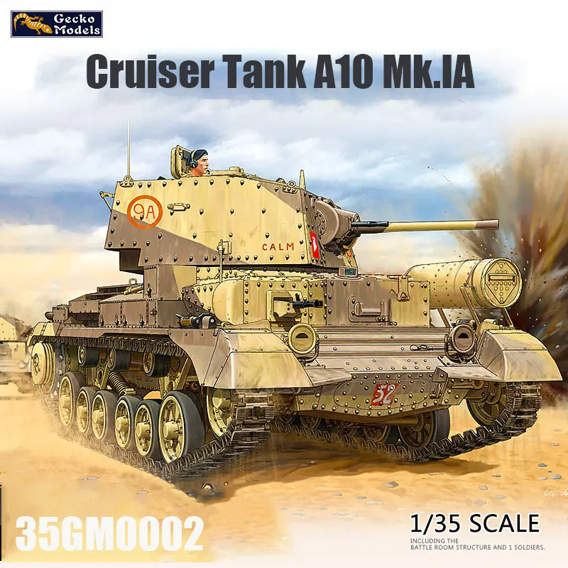 Gecko model 1/35 scale 35GM0002 British cruise tank A10 Mk.IA assembled model kit
Gecko model 1/35 scale 35GM0002 British cruise tank A10 Mk.IA assembled model kit
