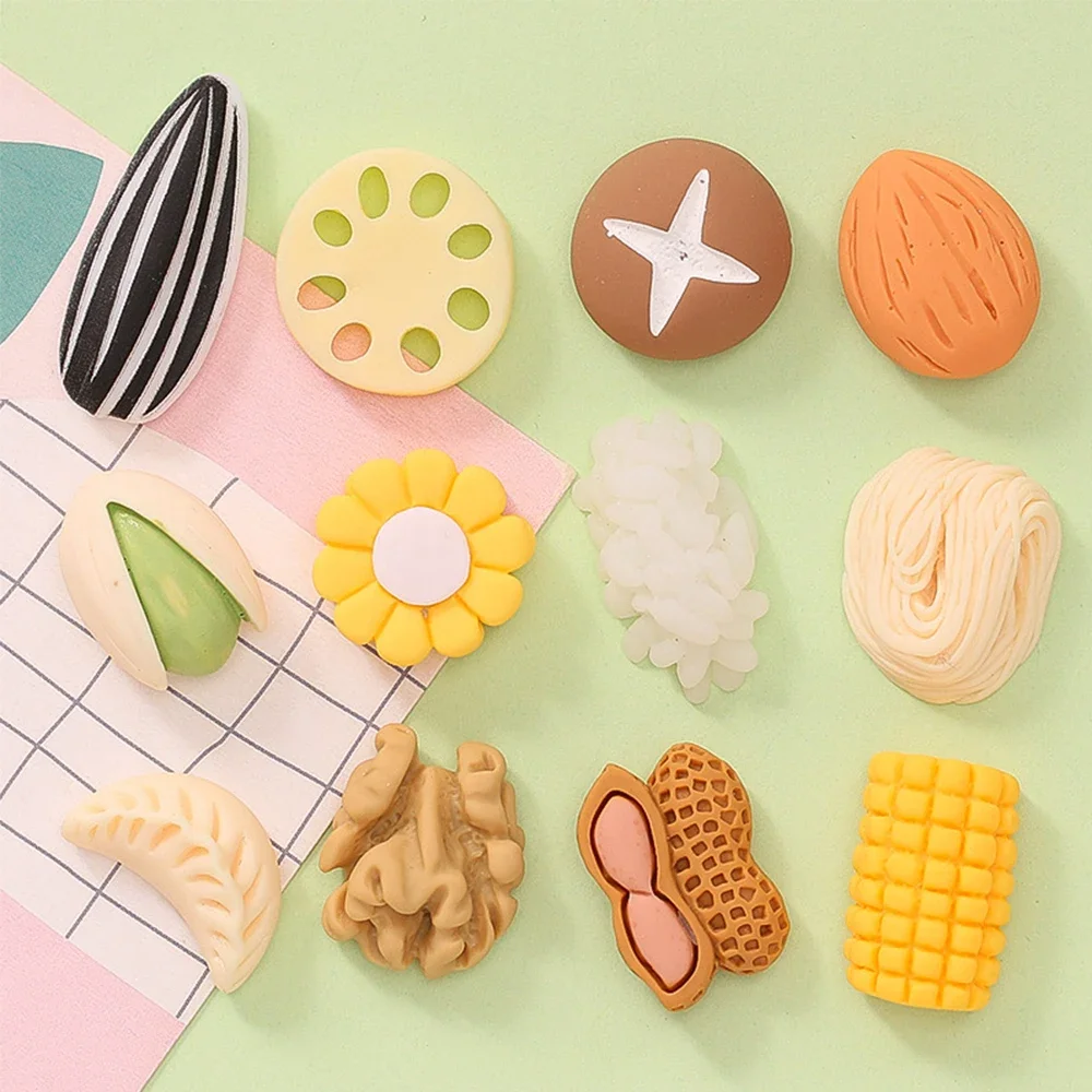 10PCS Simulation Corn Peanut Series Miniature Resin Flatback Cabochons For Hairpin Scrapbooking DIY Home Decor Craft Accessories
10PCS Simulation Corn Peanut Series Miniature Resin Flatback Cabochons For Hairpin Scrapbooking DIY Home Decor Craft Accessories