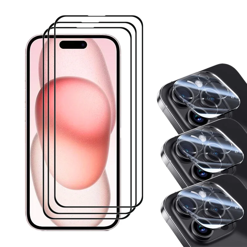 Sale 9H Tempered Glass For iphone 15 Pro Max 15Pro 15Plus Screen Protector For iphone 15 pro max 3D Acrylic Camera film
Sale 9H Tempered Glass For iphone 15 Pro Max 15Pro 15Plus Screen Protector For iphone 15 pro max 3D Acrylic Camera film