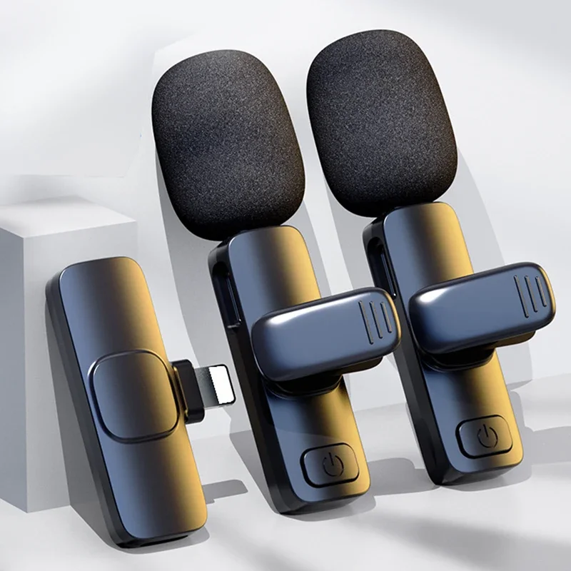 Wireless Lavalier Microphone K9 Mini Portable Audio Video Recording Lapel Mic for iPhone Android Phone Live Broadcast Gaming Mic
Wireless Lavalier Microphone K9 Mini Portable Audio Video Recording Lapel Mic for iPhone Android Phone Live Broadcast Gaming Mic