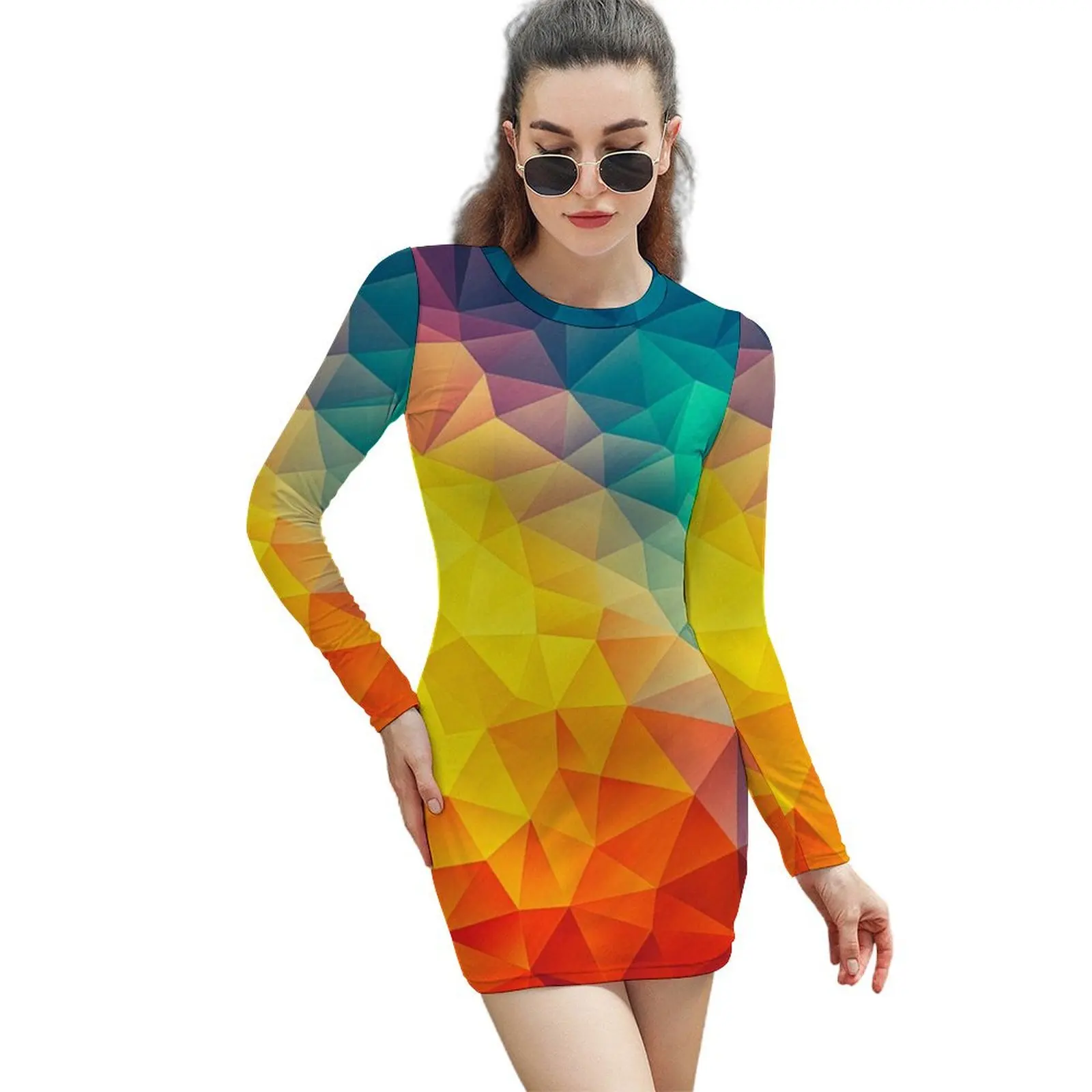 Abstract Multi Color Cubizm Painting Long-Sleeved Sheath Dress women's evening dress 2024 Womens dresses
Abstract Multi Color Cubizm Painting Long-Sleeved Sheath Dress women's evening dress 2024 Womens dresses