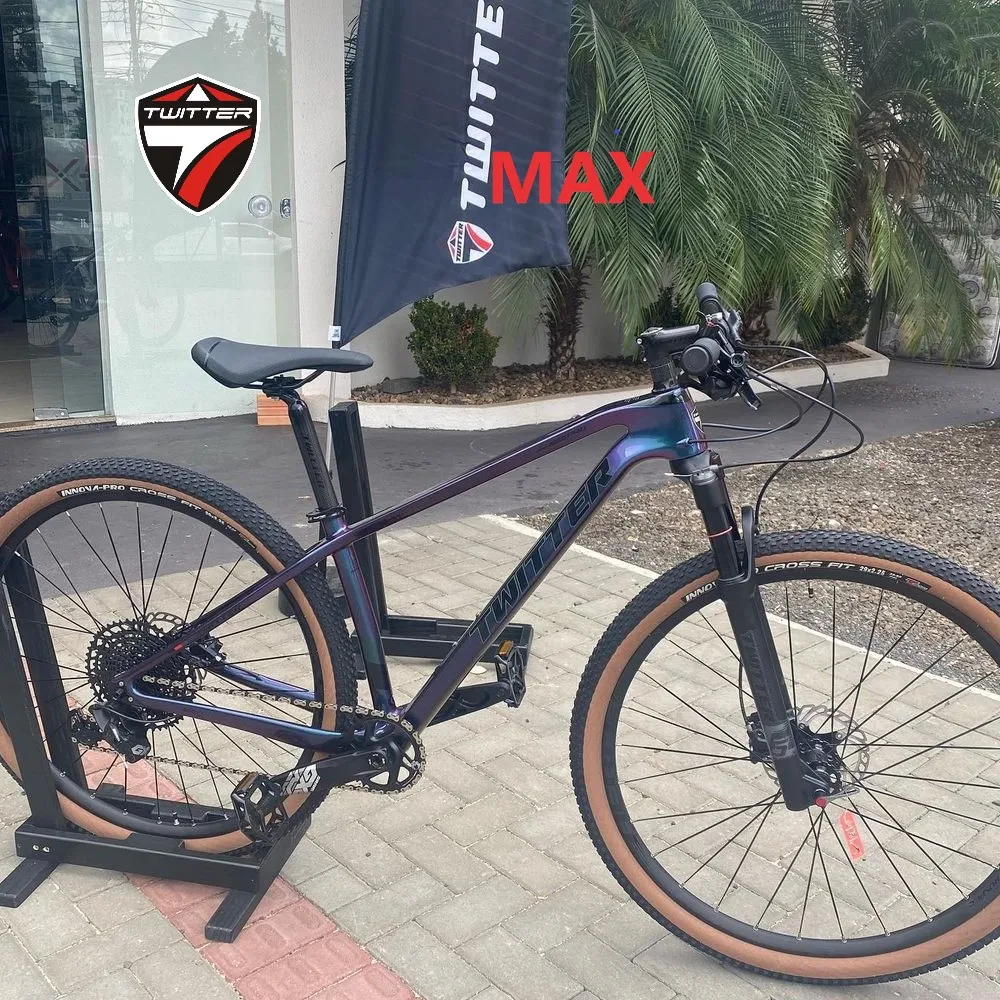 Горный велосипед TWITTER-Carbon Fibre с подвеской, передней вилкой, внедорожным MTB, голографическим Max RS-13S, 27,5 ", 29", T1000
Горный велосипед TWITTER-Carbon Fibre с подвеской, передней вилкой, внедорожным MTB, голографическим Max RS-13S, 27,5 ", 29", T1000