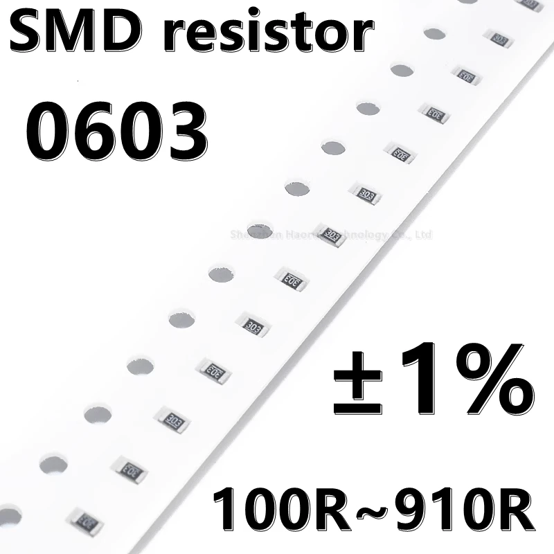 (100pcs) 0603 1% SMD resistor 100R 110R 120 130 150 160 180 220 240 270R 300 330R 360 430R 470 R Ω 510R 560R 620R 680 820R 910R
(100pcs) 0603 1% SMD resistor 100R 110R 120 130 150 160 180 220 240 270R 300 330R 360 430R 470 R Ω 510R 560R 620R 680 820R 910R