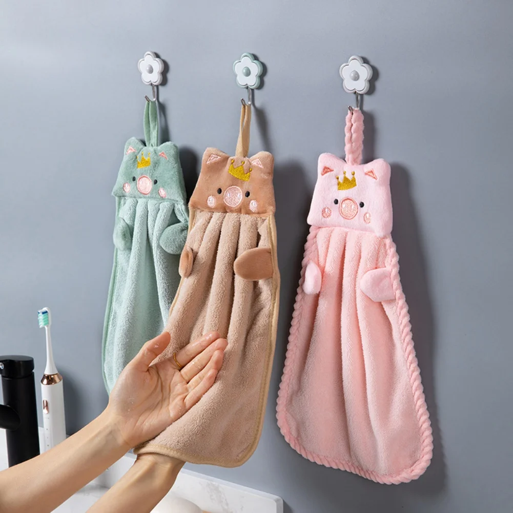 Hand Towel Household Cute Cartoon Absorbent Children's Towel Wipe Towel Solid Color Hand Towel for Kitchen Bathroom
Hand Towel Household Cute Cartoon Absorbent Children's Towel Wipe Towel Solid Color Hand Towel for Kitchen Bathroom