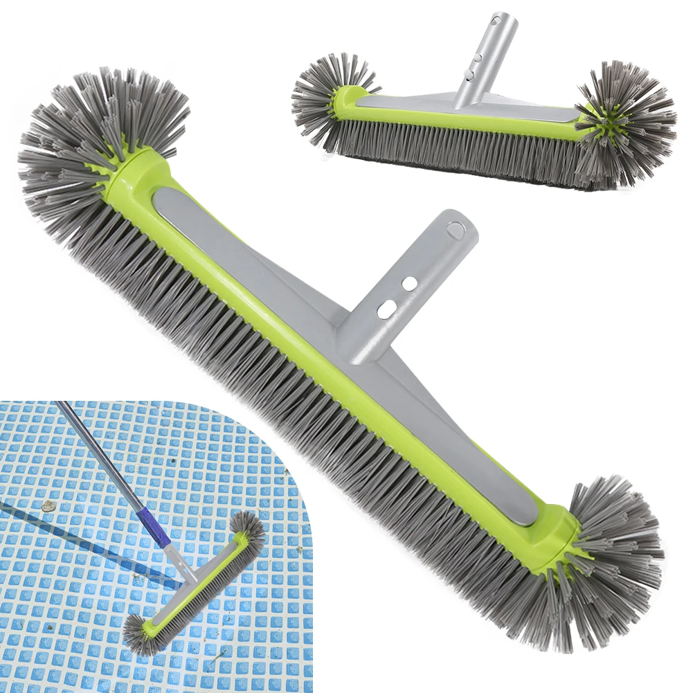 17.5 Inch Pool Brush Head with Round Ends Swimming Pool Scrub Brushes Cleaning Brush Head for Cleaning Pool Walls 
17.5 Inch Pool Brush Head with Round Ends Swimming Pool Scrub Brushes Cleaning Brush Head for Cleaning Pool Walls