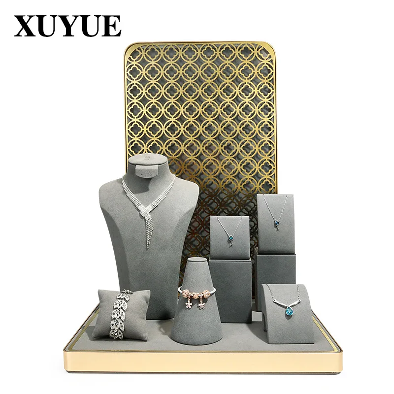 Window display props Metal Gray super fiber jewelry display rack counter display jewelry display rack jewelry display
Window display props Metal Gray super fiber jewelry display rack counter display jewelry display rack jewelry display