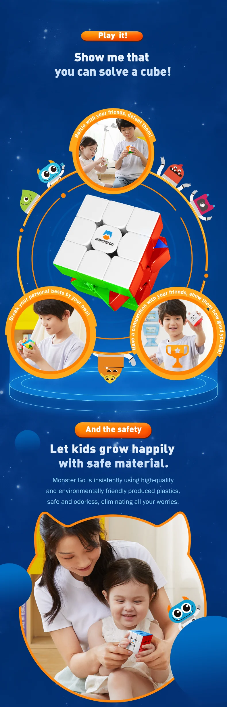 Generic GAN Monster Go EDU 3X3 V2 M Magic Speed Cube Jumia