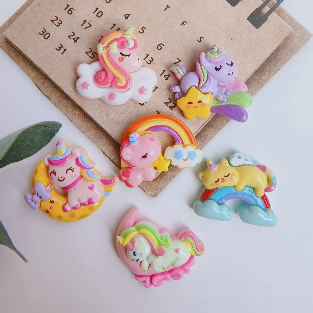 20pcs New arrival Resin Unicorn resin Rainbow resin cabochons for DIY kids hair shoes clothes accessories
20pcs New arrival Resin Unicorn resin Rainbow resin cabochons for DIY kids hair shoes clothes accessories