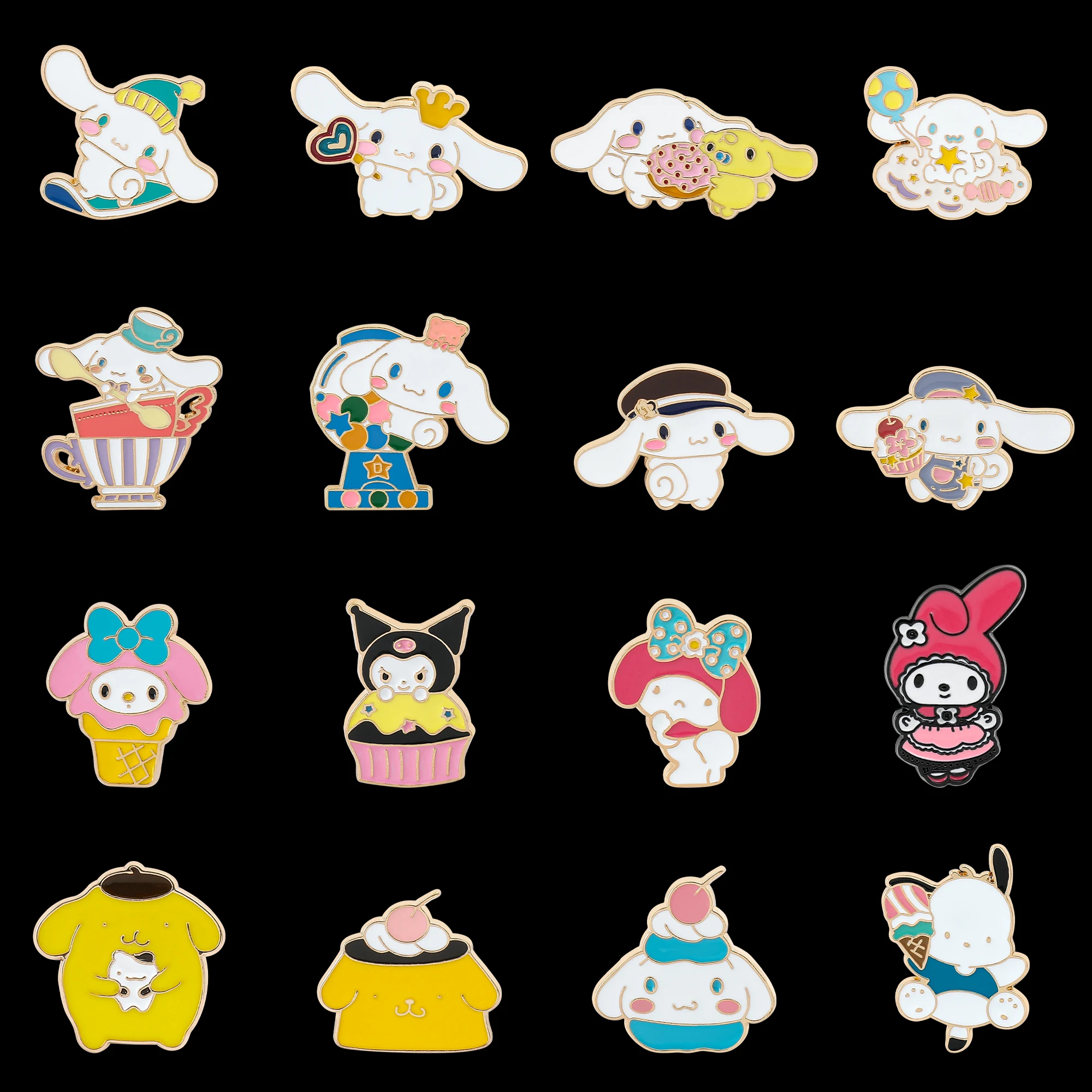 Sanrio аниме Хелло Китти эмалевые булавки для куртки значки булавки аксессуары мультфильм милый Kuromi Мелодия Корица металлическая брошь ювелирные изделия
Sanrio аниме Хелло Китти эмалевые булавки для куртки значки булавки аксессуары мультфильм милый Kuromi Мелодия Корица металлическая брошь ювелирные изделия