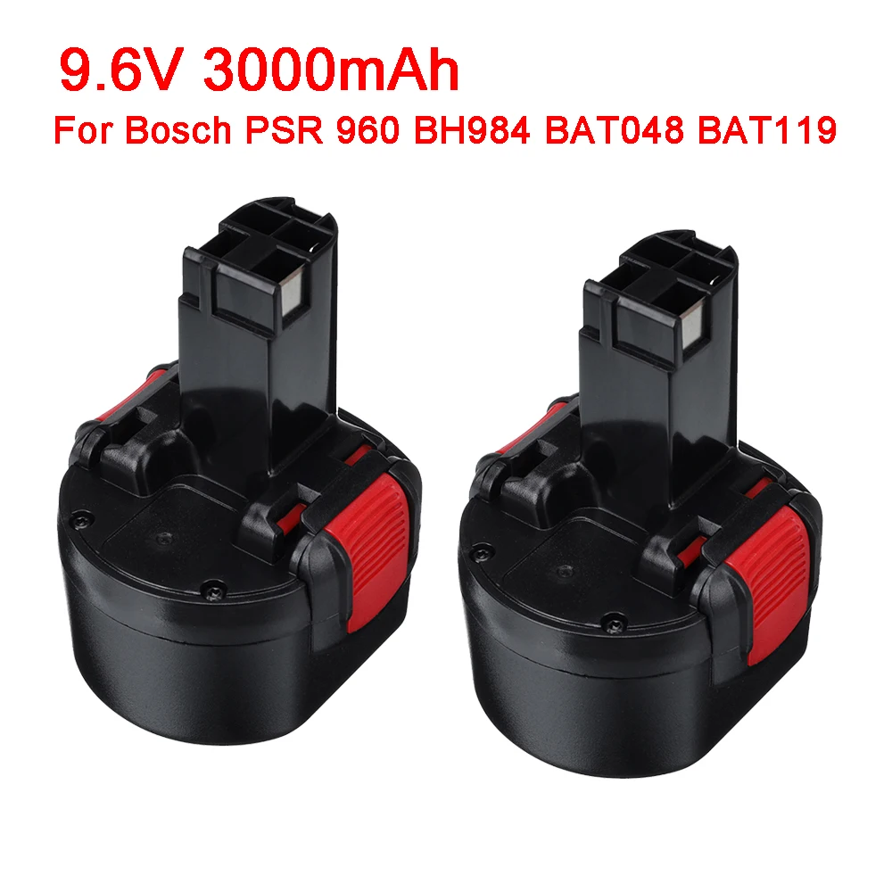 Power Tools BAT048 9.6V 3000mAh Ni-CD Rechargeable Battery Power Tools Battery for Bosch PSR 960 BH984 BAT048 BAT119
Power Tools BAT048 9.6V 3000mAh Ni-CD Rechargeable Battery Power Tools Battery for Bosch PSR 960 BH984 BAT048 BAT119