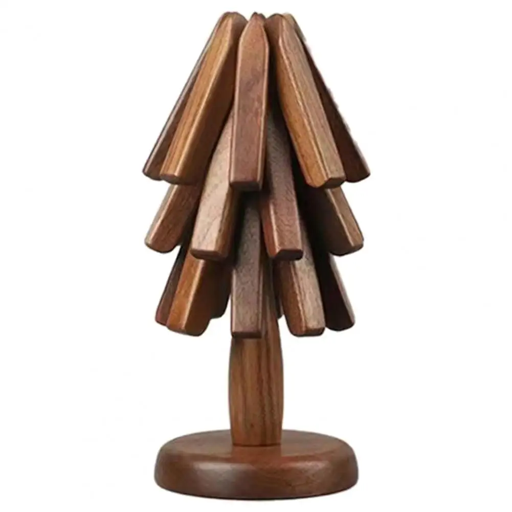 Wooden Kitchen Accessories Heat Resistant Tree-shaped Insulation Mat Protect Table from Hot Dishes with Wooden Coasters for Pots
Wooden Kitchen Accessories Heat Resistant Tree-shaped Insulation Mat Protect Table from Hot Dishes with Wooden Coasters for Pots