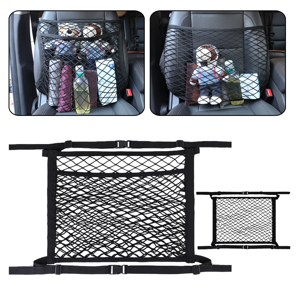 Car Seat Cargo Net Front Seat Organizer Mesh Holder Elastic Net Cargo Mesh Storage Net for Most Vehicles
Car Seat Cargo Net Front Seat Organizer Mesh Holder Elastic Net Cargo Mesh Storage Net for Most Vehicles